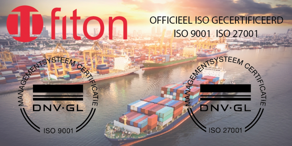 Fiton gecertificeerd ISO 9001 en 27001!